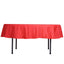 Polyester 90" Round Tablecloth Red - Stain & Wrinkle - Resistant Table Cover - Linen Luxes
