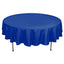 Polyester 90" Round Tablecloth Royal Blue - Stain & Wrinkle - Resistant Table Cover - Linen Luxes