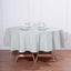 Polyester 90" Round Tablecloth Silver - Stain & Wrinkle - Resistant Table Cover - Linen Luxes