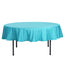 Polyester 90" Round Tablecloth Turquoise - Stain & Wrinkle - Resistant Table Cover - Linen Luxes