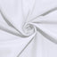 Polyester 90" Round Tablecloth White - Stain and Wrinkle - Resistant Table Cover for Party & Gatherings - Linen Luxes