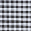 Polyester 90" Round Tablecloth White/Black - Checkered Buffalo Plaid Design for Casual Occasions - Linen Luxes