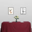 Polyester 90"x132" Rectangle Tablecloth Burgundy - Seamless Wrinkle - Resistant Table Cover - Linen Luxes