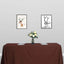 Polyester 90"x132" Rectangle Tablecloth Chocolate - Seamless Wrinkle - Resistant Table Cover - Linen Luxes