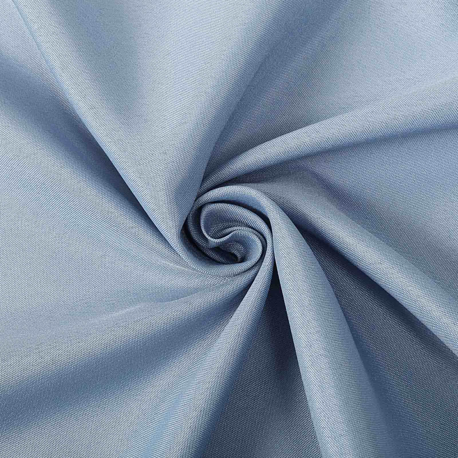Polyester 90"x132" Rectangle Tablecloth Dusty Blue - Seamless Wrinkle - Resistant Table Cover - Linen Luxes