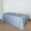 Polyester 90"x132" Rectangle Tablecloth Dusty Blue - Seamless Wrinkle - Resistant Table Cover - Linen Luxes