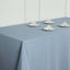 Polyester 90"x132" Rectangle Tablecloth Dusty Blue - Seamless Wrinkle - Resistant Table Cover - Linen Luxes