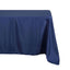 Polyester 90"x132" Rectangle Tablecloth Navy Blue - Seamless Wrinkle - Resistant Table Cover - Linen Luxes