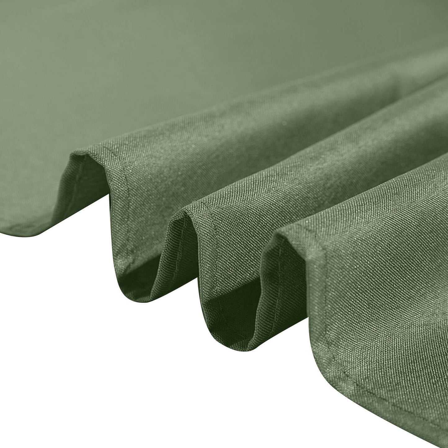 Polyester 90"x132" Rectangle Tablecloth Olive Green - Seamless Wrinkle - Resistant Table Cover - Linen Luxes