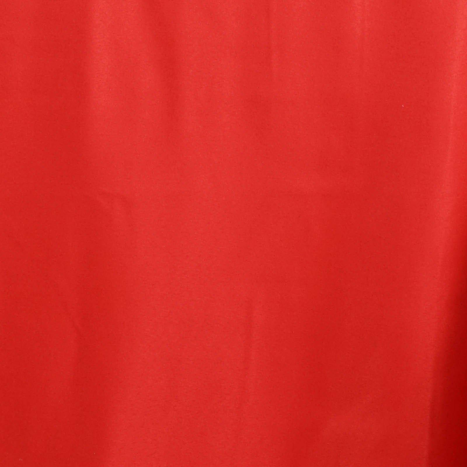 Polyester 90"x132" Rectangle Tablecloth Red - Seamless Wrinkle - Resistant Table Cover - Linen Luxes