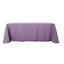 Polyester 90"x132" Rectangle Tablecloth Violet Amethyst - Seamless Wrinkle - Resistant Table Cover - Linen Luxes
