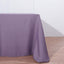 Polyester 90"x132" Rectangle Tablecloth Violet Amethyst - Seamless Wrinkle - Resistant Table Cover - Linen Luxes