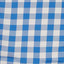 Polyester 90"x132" Rectangle Tablecloth White/Blue - Seamless Checkered Buffalo Plaid Table Cover - Linen Luxes
