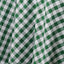 Polyester 90"x132" Rectangle Tablecloth White/Green - Seamless Checkered Buffalo Plaid Table Cover - Linen Luxes