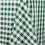 Polyester 90"x132" Rectangle Tablecloth White/Green - Seamless Checkered Buffalo Plaid Table Cover - Linen Luxes
