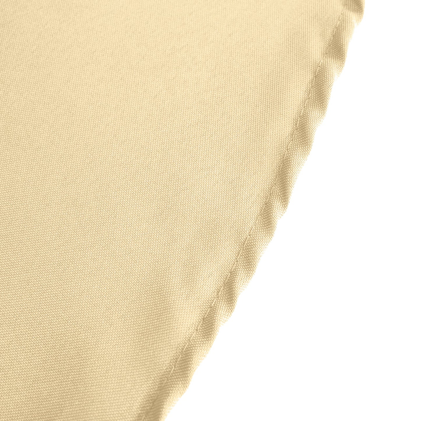 Polyester 90"x156" Rectangle Tablecloth Beige - Seamless Wrinkle - Resistant Table Cover - Linen Luxes
