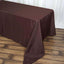 Polyester 90"x156" Rectangle Tablecloth Chocolate - Seamless Wrinkle - Resistant Table Cover - Linen Luxes