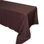Polyester 90"x156" Rectangle Tablecloth Chocolate - Seamless Wrinkle - Resistant Table Cover - Linen Luxes