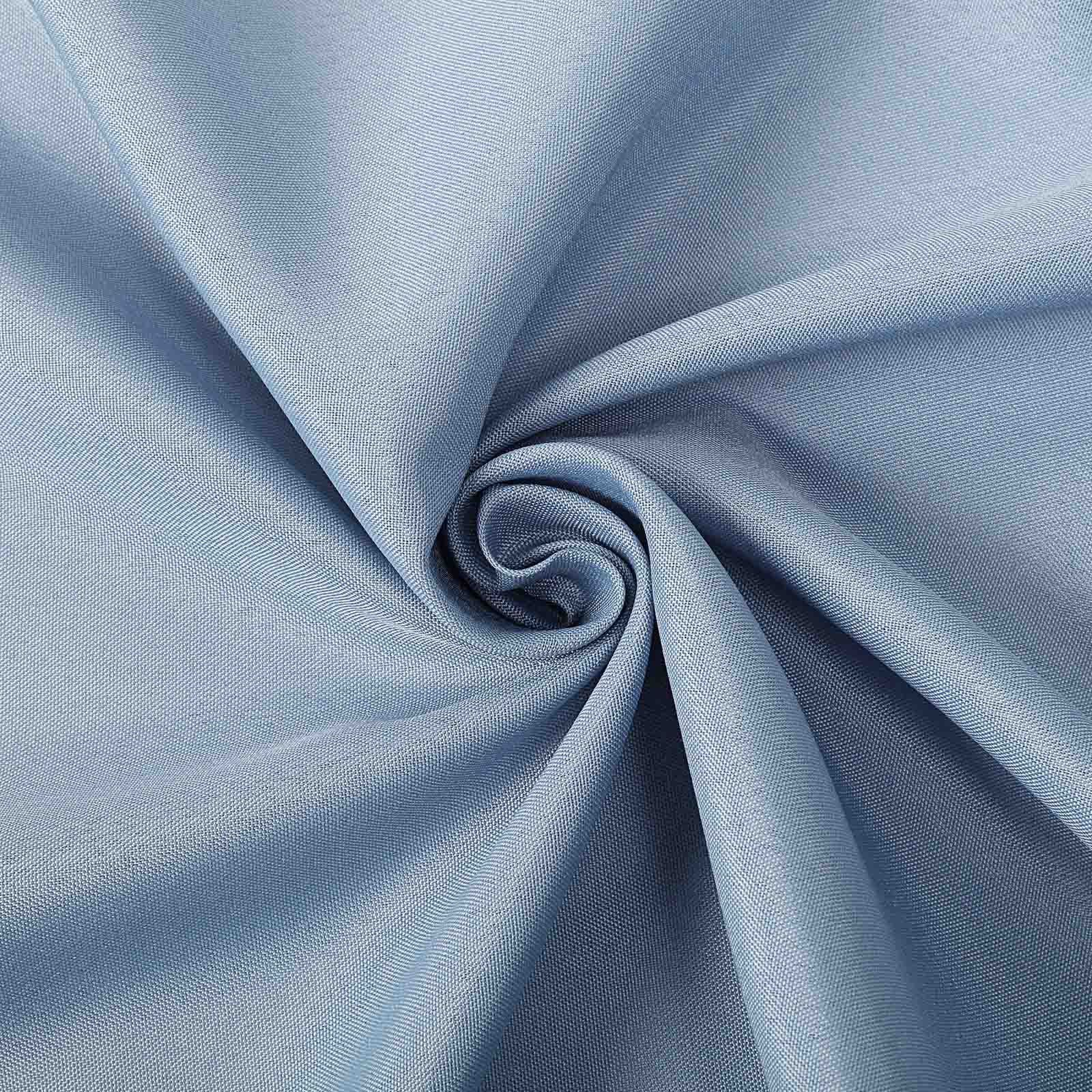 Polyester 90"x156" Rectangle Tablecloth Dusty Blue - Seamless Wrinkle - Resistant Table Cover - Linen Luxes