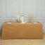 Polyester 90"x156" Rectangle Tablecloth Gold - Seamless Wrinkle - Resistant Design for Sophisticated Gatherings - Linen Luxes