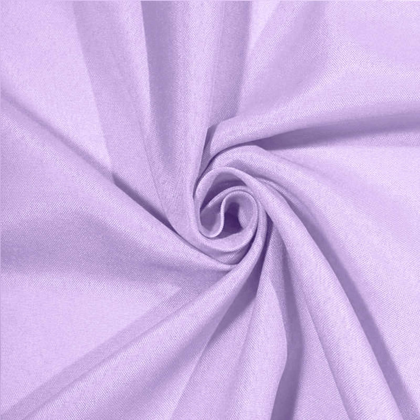 Polyester 90"x156" Rectangle Tablecloth Lavender Lilac - Seamless Wrinkle - Resistant Table Cover - Linen Luxes