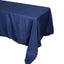Polyester 90"x156" Rectangle Tablecloth Navy Blue - Seamless Wrinkle - Resistant Table Cover - Linen Luxes