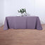 Polyester 90"x156" Rectangle Tablecloth Violet Amethyst - Seamless Wrinkle - Resistant Table Cover - Linen Luxes