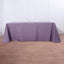 Polyester 90"x156" Rectangle Tablecloth Violet Amethyst - Seamless Wrinkle - Resistant Table Cover - Linen Luxes