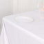 Polyester 90"x156" Rectangle Tablecloth White - Rounded Corners and Seamless Design for Luxe Events - Linen Luxes