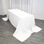 Polyester 90"x156" Rectangle Tablecloth White - Seamless Wrinkle - Resistant Design for Sophisticated Gatherings - Linen Luxes