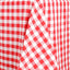 Polyester 90"x156" Rectangle Tablecloth White/Red - Seamless Checkered Buffalo Plaid Table Cover - Linen Luxes
