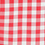 Polyester 90"x156" Rectangle Tablecloth White/Red - Seamless Checkered Buffalo Plaid Table Cover - Linen Luxes
