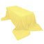 Polyester 90"x156" Rectangle Tablecloth Yellow - Seamless Wrinkle - Resistant Table Cover - Linen Luxes