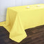 Polyester 90"x156" Rectangle Tablecloth Yellow - Seamless Wrinkle - Resistant Table Cover - Linen Luxes
