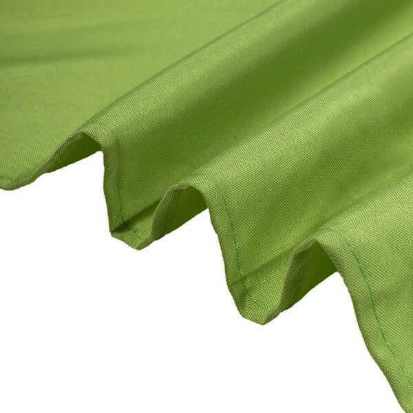 Polyester 90"x90" Table Overlay Square Tablecloth Apple Green - Wrinkle - Resistant & Durable Table Cover - Linen Luxes