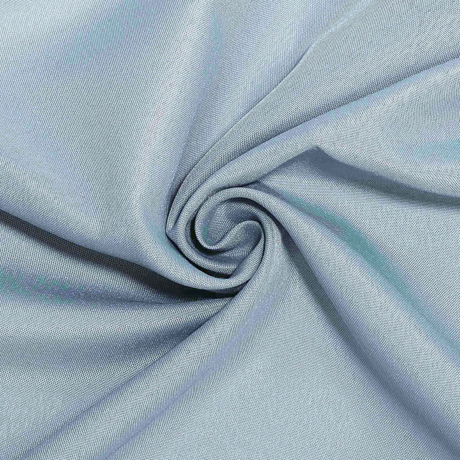 Polyester 90"x90" Table Overlay Square Tablecloth Dusty Blue - Wrinkle - Resistant & Durable Table Cover - Linen Luxes