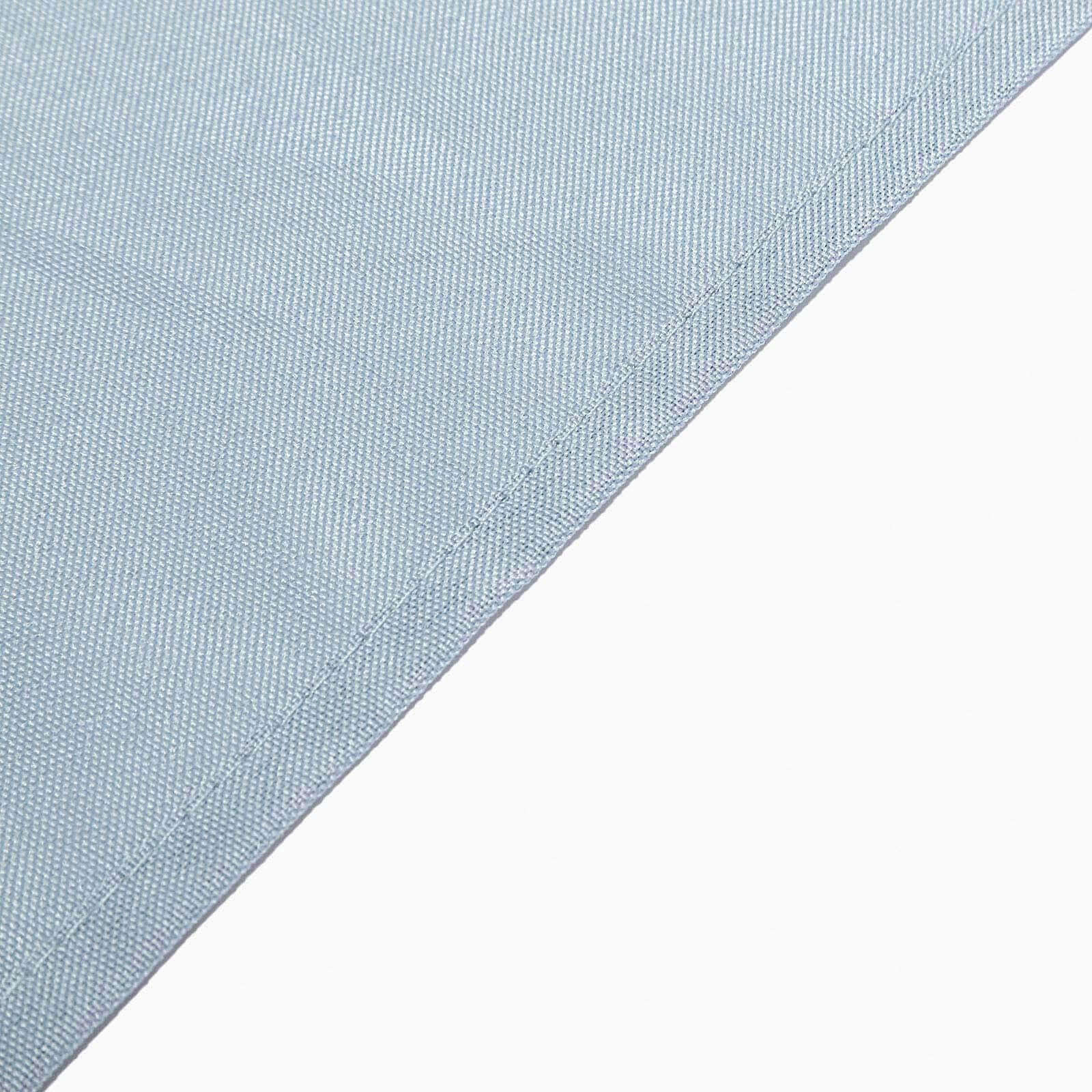 Polyester 90"x90" Table Overlay Square Tablecloth Dusty Blue - Wrinkle - Resistant & Durable Table Cover - Linen Luxes