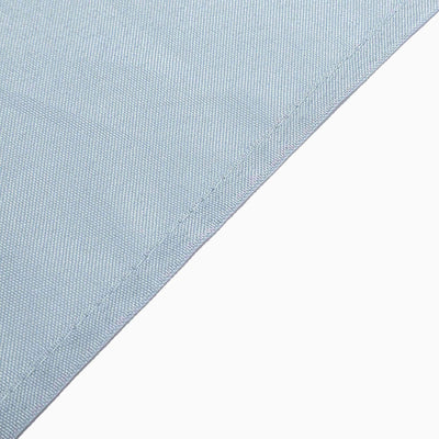 Polyester 90"x90" Table Overlay Square Tablecloth Dusty Blue - Wrinkle - Resistant & Durable Table Cover - Linen Luxes