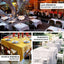 Polyester 90"x90" Table Overlay Square Tablecloth Gold - Wrinkle - Resistant & Durable Table Cover for Events - Linen Luxes