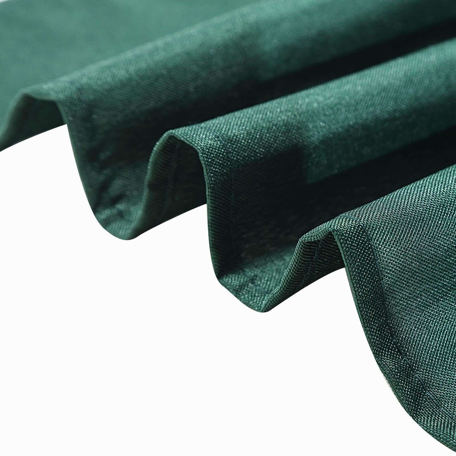 Polyester 90"x90" Table Overlay Square Tablecloth Hunter Emerald Green - Wrinkle - Resistant & Durable Table Cover - Linen Luxes