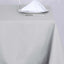 Polyester 90"x90" Table Overlay Square Tablecloth Silver - Wrinkle - Resistant & Durable Table Cover - Linen Luxes