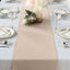 Polyester 12"x108" Table Runner Nude - Durable & Wrinkle-Resistant Table Decor