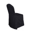 Polyester Slip On Banquet Chair Covers Black - Stain - Resistant Reusable Durable Fabric - Linen Luxes