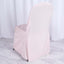 Polyester Slip On Banquet Chair Covers Blush - Stain - Resistant Reusable Durable Fabric - Linen Luxes