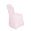 Polyester Slip On Banquet Chair Covers Blush - Stain - Resistant Reusable Durable Fabric - Linen Luxes