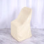 Polyester Slip On Folding Chair Covers Beige - Stain - Resistant Reusable Durable Fabric - Linen Luxes