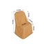 Polyester Slip On Folding Chair Covers Gold - Stain - Resistant Reusable Durable Fabric - Linen Luxes