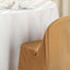 Polyester Slip On Folding Chair Covers Gold - Stain - Resistant Reusable Durable Fabric - Linen Luxes