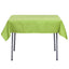 Polyester Square 54"x54" Tablecloth Apple Green - Wrinkle - Resistant & Durable Table Cover - Linen Luxes