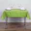 Polyester Square 54"x54" Tablecloth Apple Green - Wrinkle - Resistant & Durable Table Cover - Linen Luxes